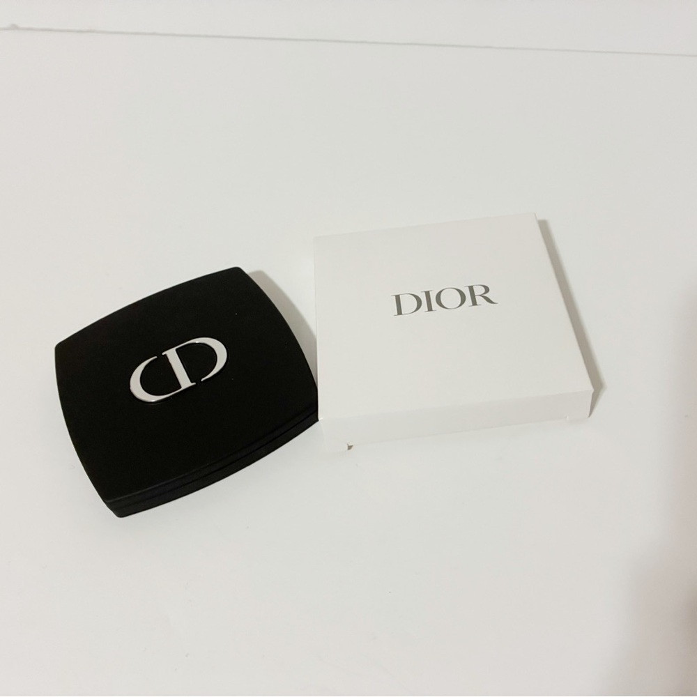 🌸New Christian Dior Logo pocket compact mirror black